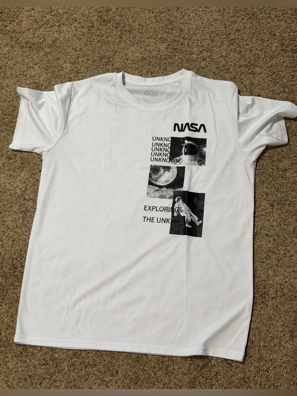 SHEIN NASA Graphic T-Shirt – Size XL
